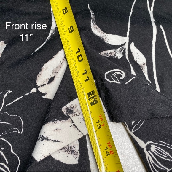 Larry Levine Black & White Cropped Pants A6 - Picture 10 of 11